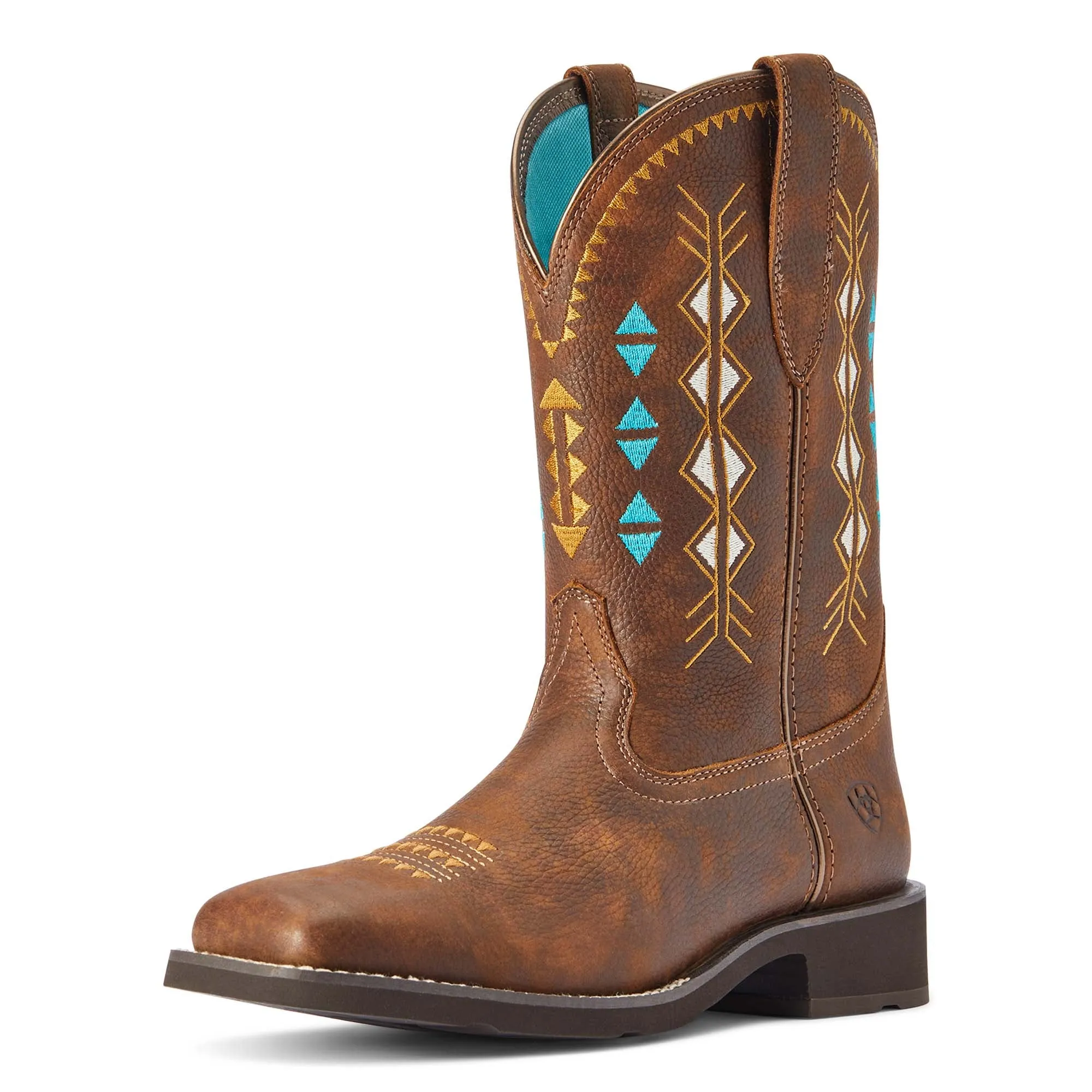 10042419 Ariat Wms Delilah Deco Copper Kettle Boots