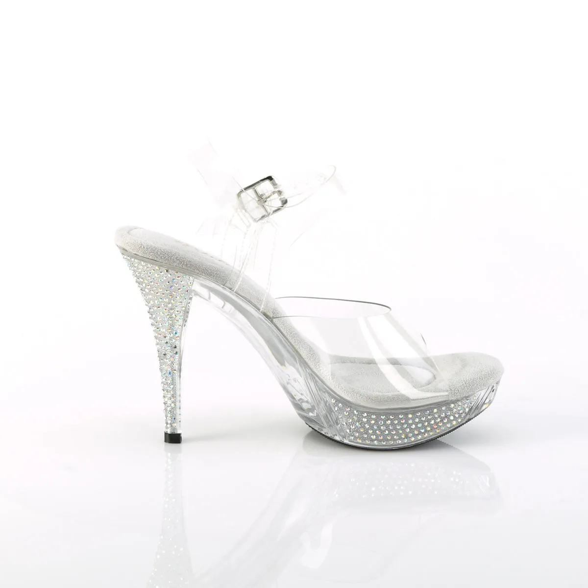 4 1/2" Platform Ankle Strap Sandal (ELEGANT-408ABRS)