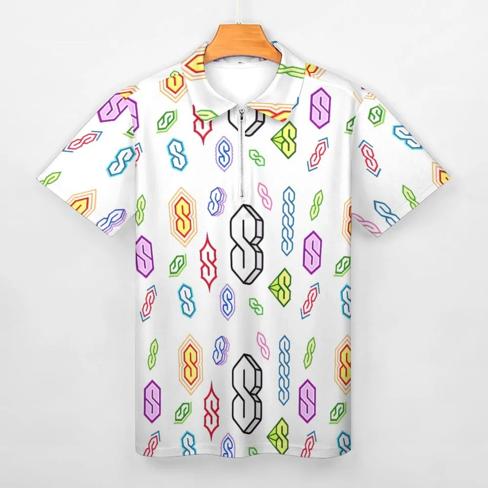 90s Graffiti Super S Short sleeve polo shirt