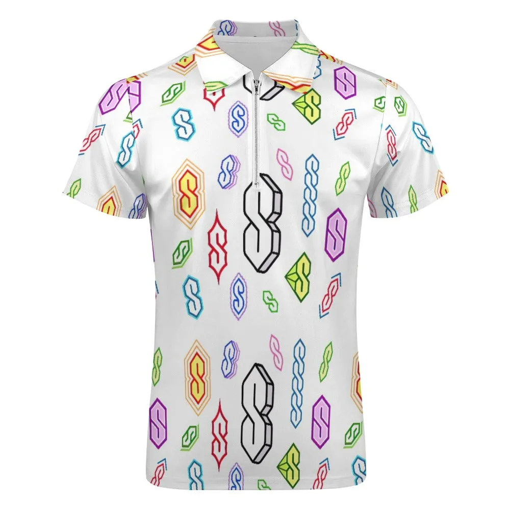 90s Graffiti Super S Short sleeve polo shirt