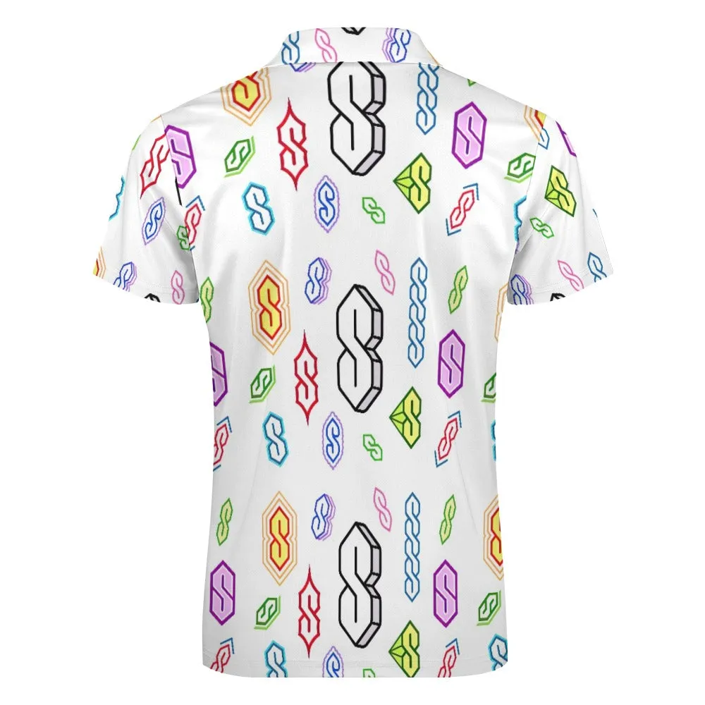 90s Graffiti Super S Short sleeve polo shirt