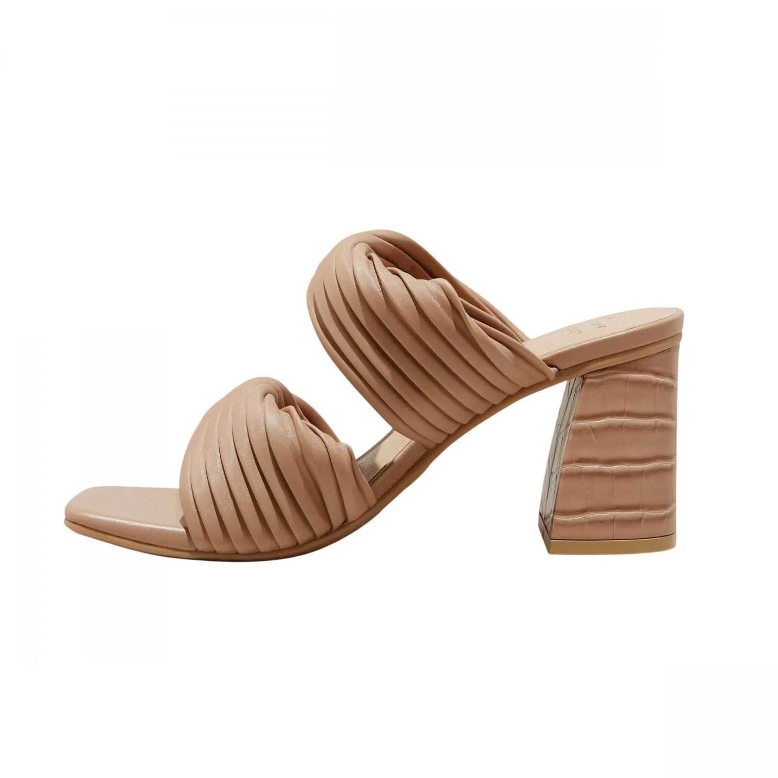 A New Day Womens Jessa Mule Heels 87931521 Brown 7.5M