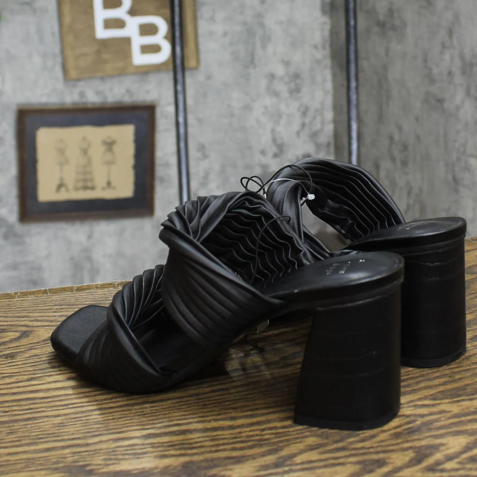 A New Day Women's Jessa Mule Heels 87931550 Black 9M