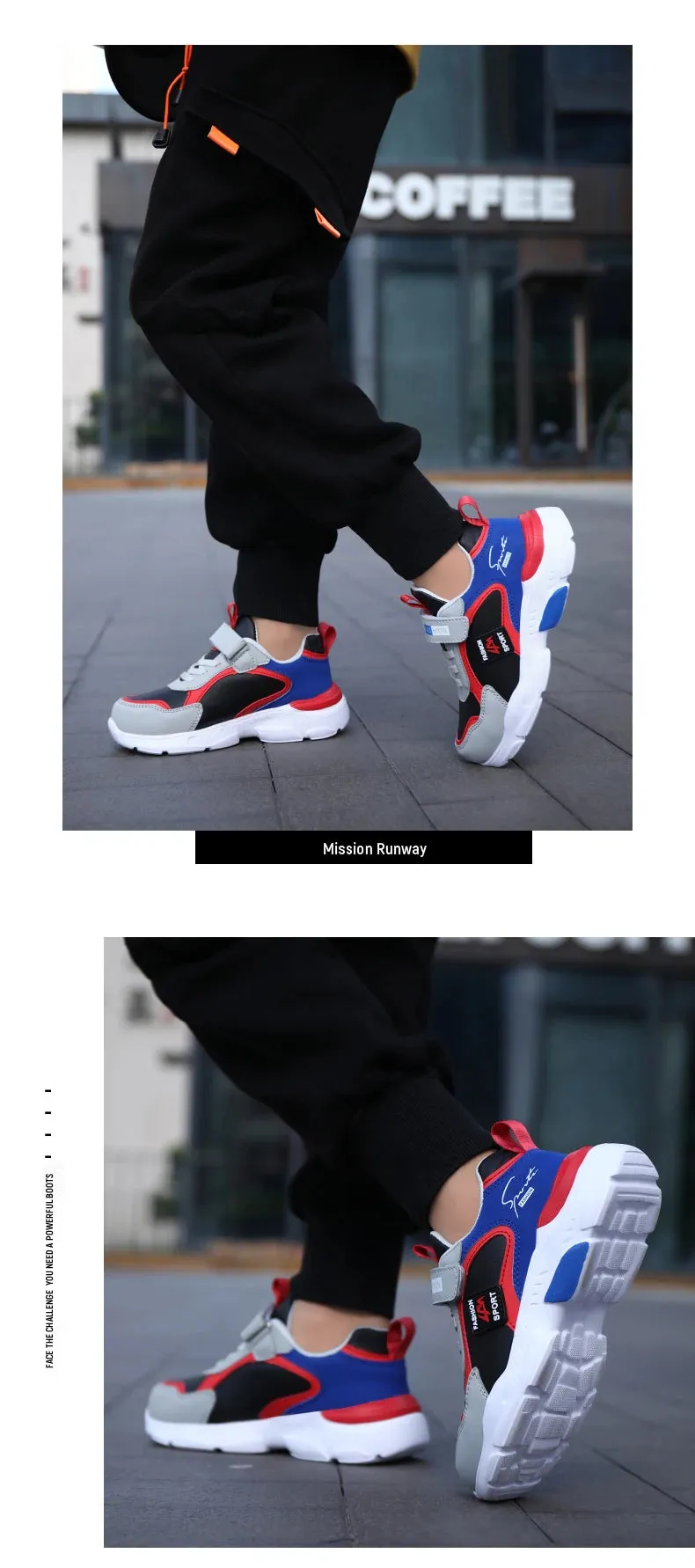 ActiveStride Kids Tennis Sneakers for All Seasons