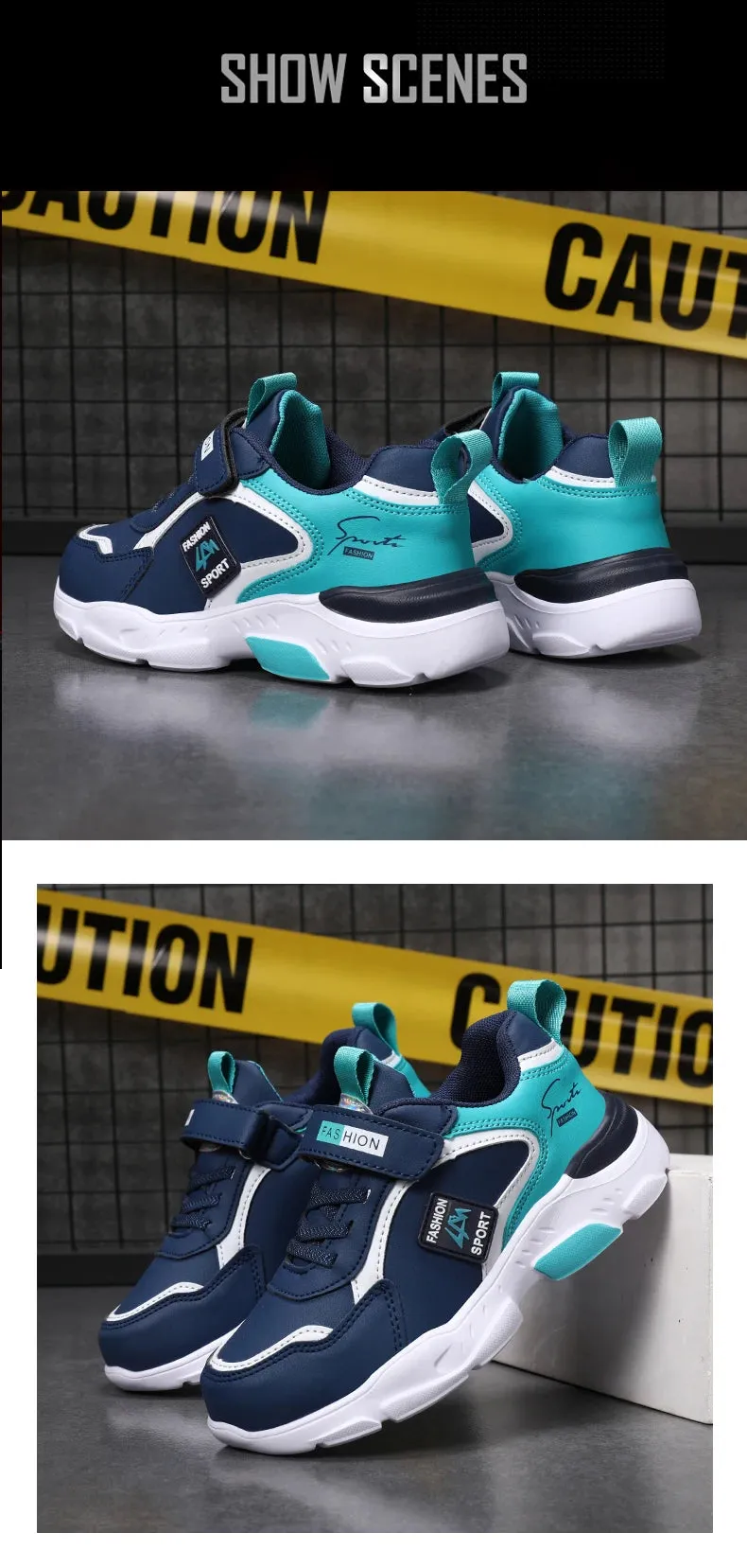 ActiveStride Kids Tennis Sneakers for All Seasons