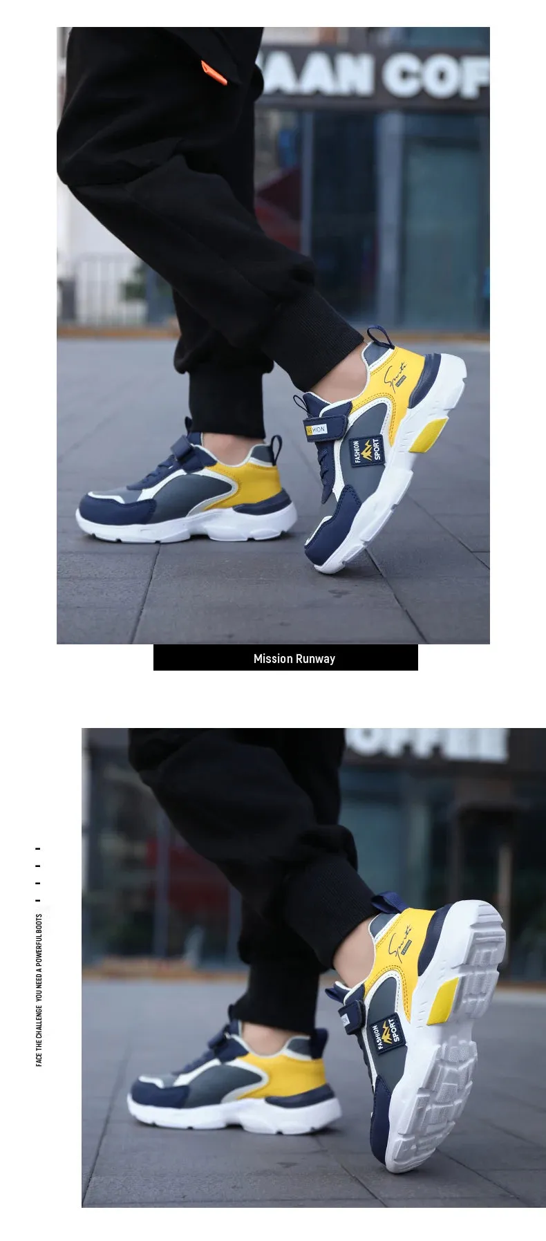 ActiveStride Kids Tennis Sneakers for All Seasons
