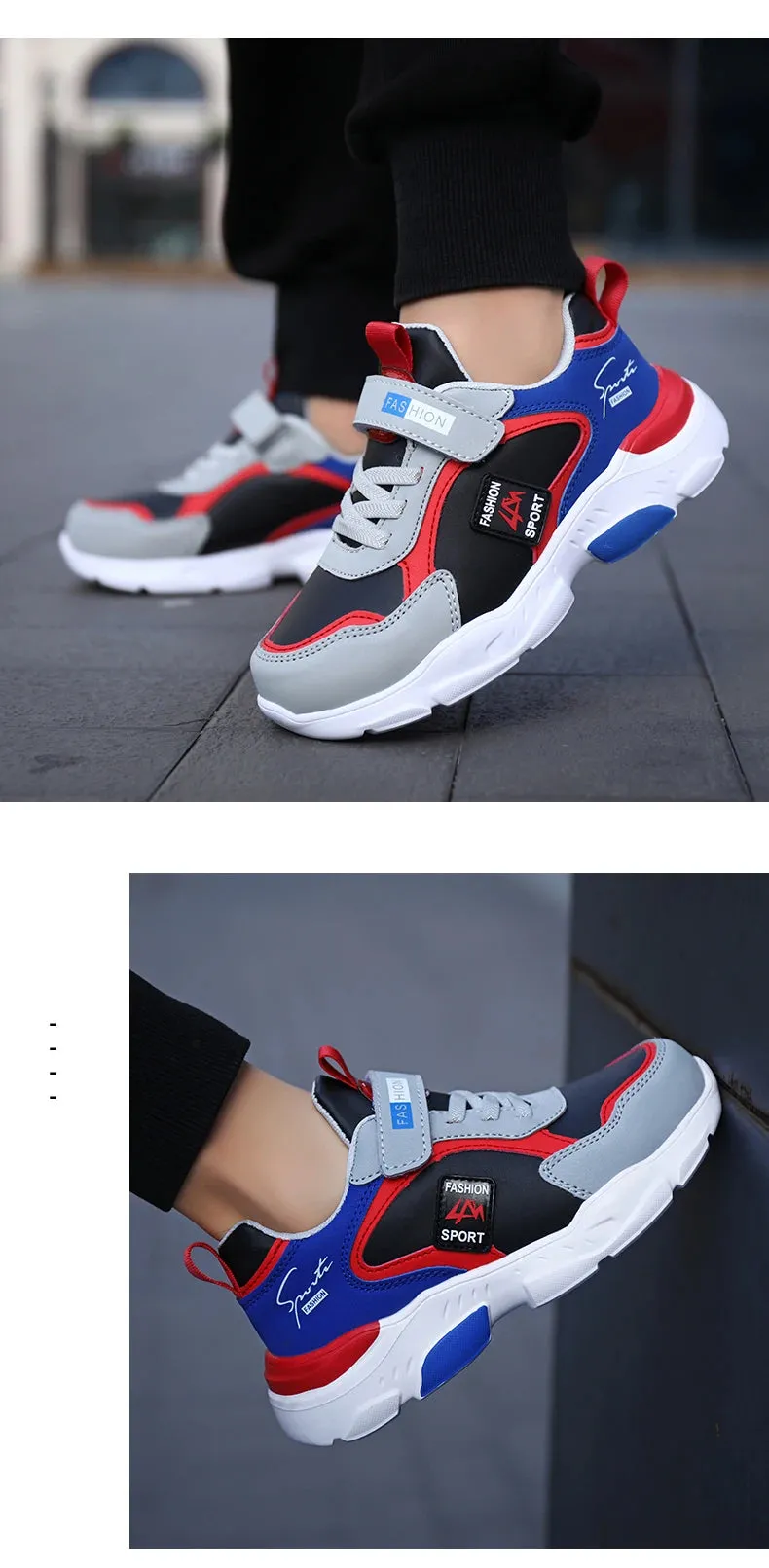 ActiveStride Kids Tennis Sneakers for All Seasons