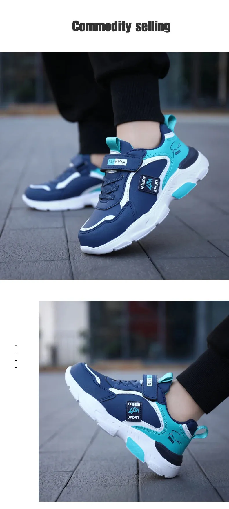 ActiveStride Kids Tennis Sneakers for All Seasons