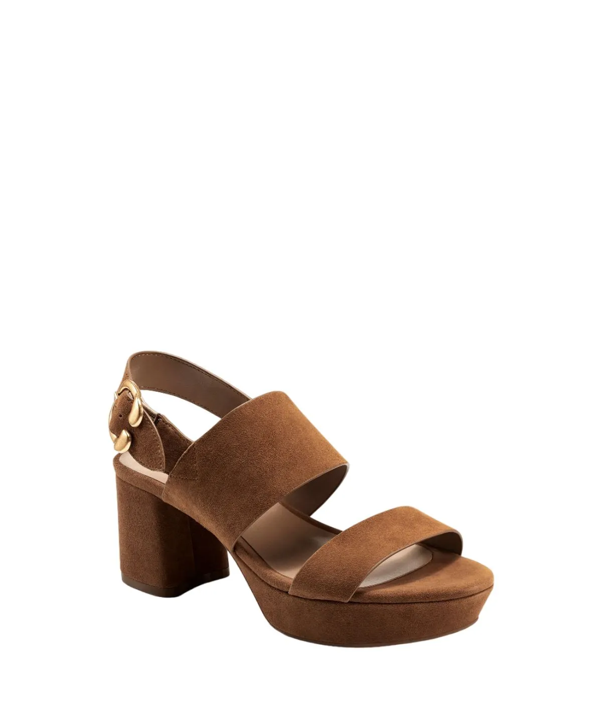 Aerosoles Camera Platform Cognac Suede