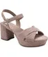 Aerosoles Cosmos Platform Blush Suede