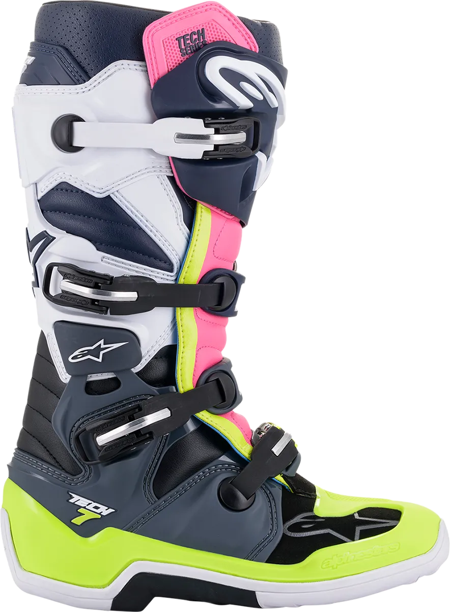 ALPINESTARS(MX) Tech 7 Boots - Gray/Black/Pink