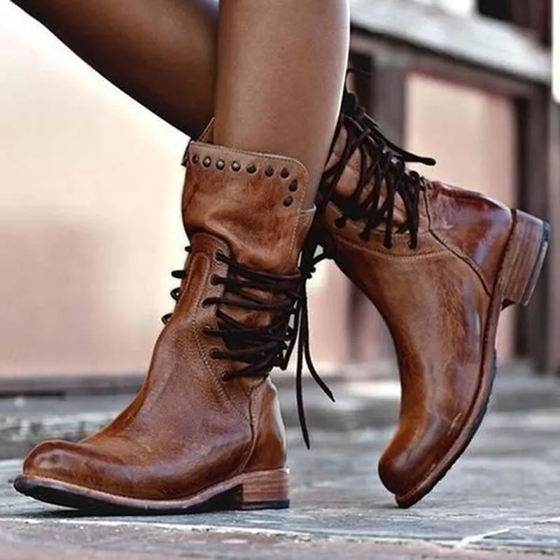 Alyssa | Stylish Leather Boots for Women