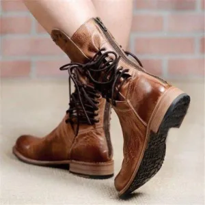 Alyssa | Stylish Leather Boots for Women