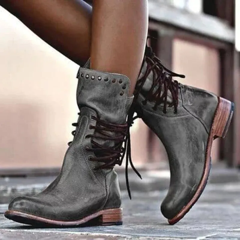 Alyssa | Stylish Leather Boots for Women