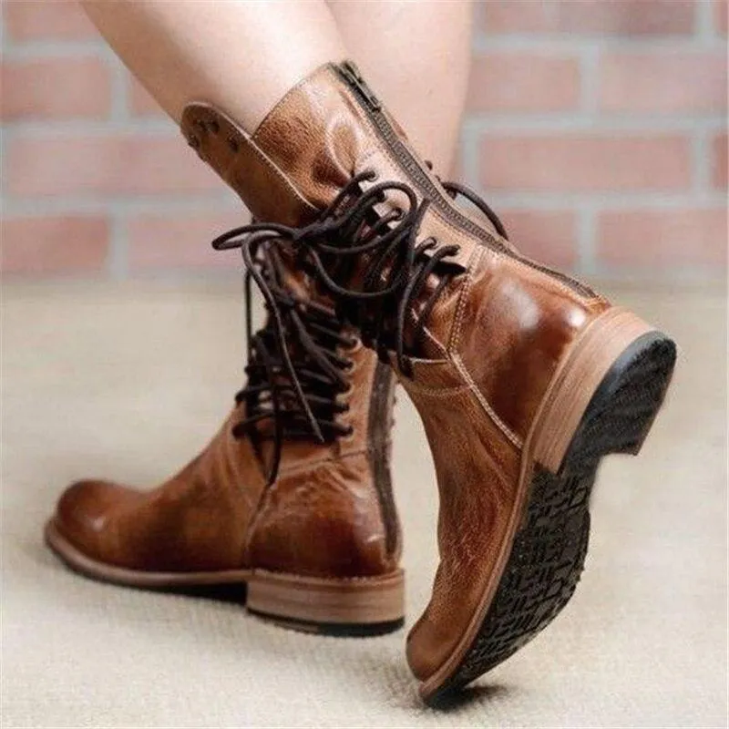 Alyssa | Stylish Leather Boots for Women