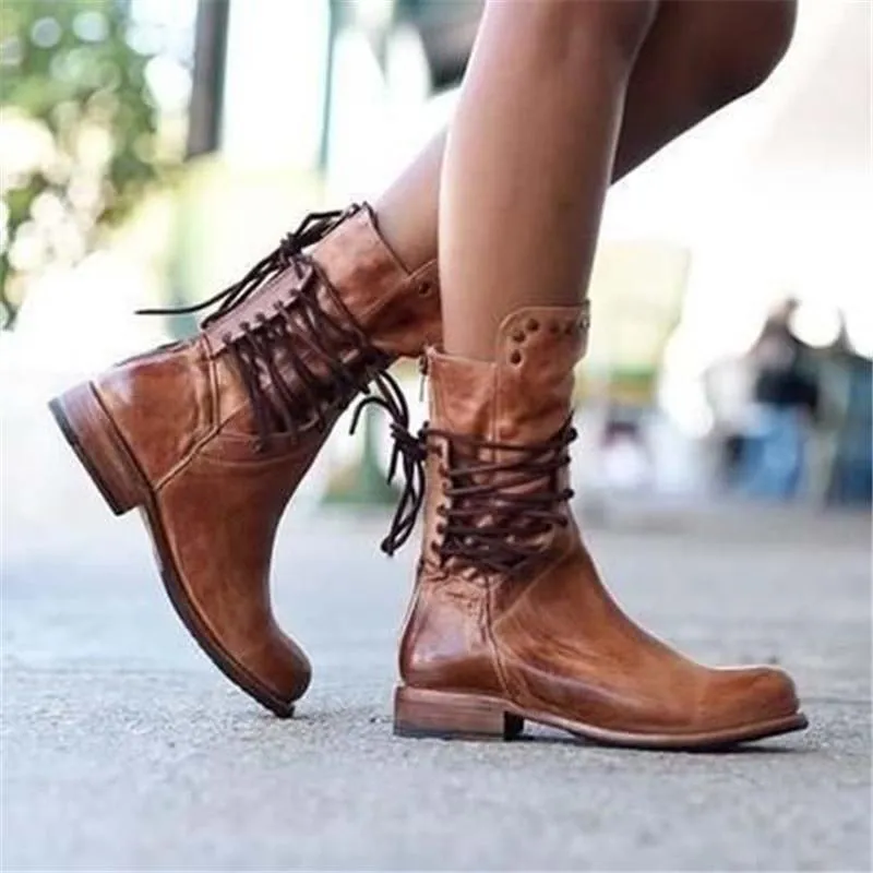 Alyssa | Stylish Leather Boots for Women