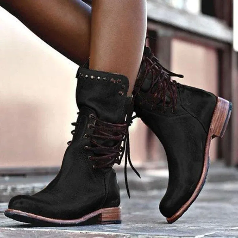 Alyssa | Stylish Leather Boots for Women