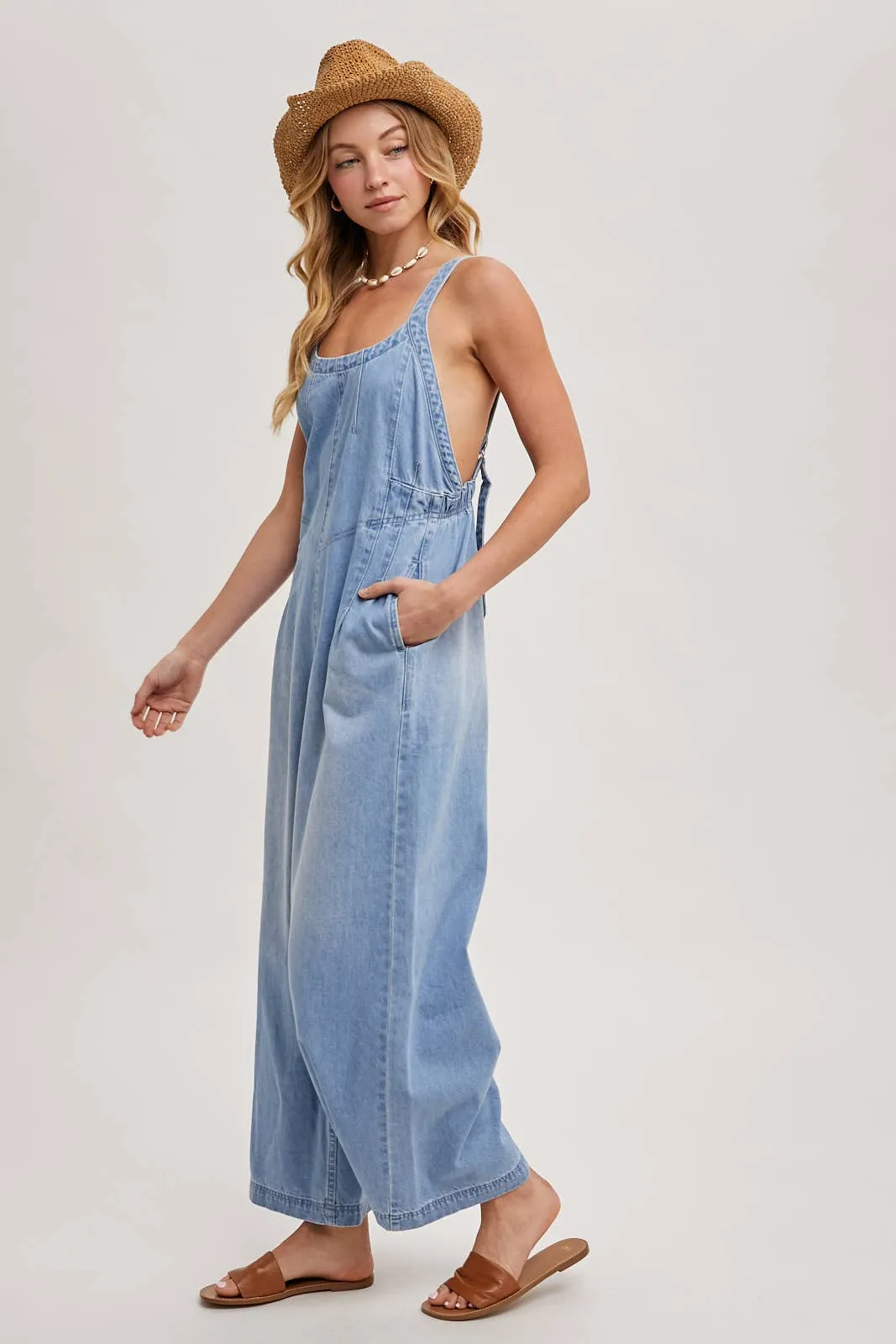 Amalie Denim Overall Jumpsuit