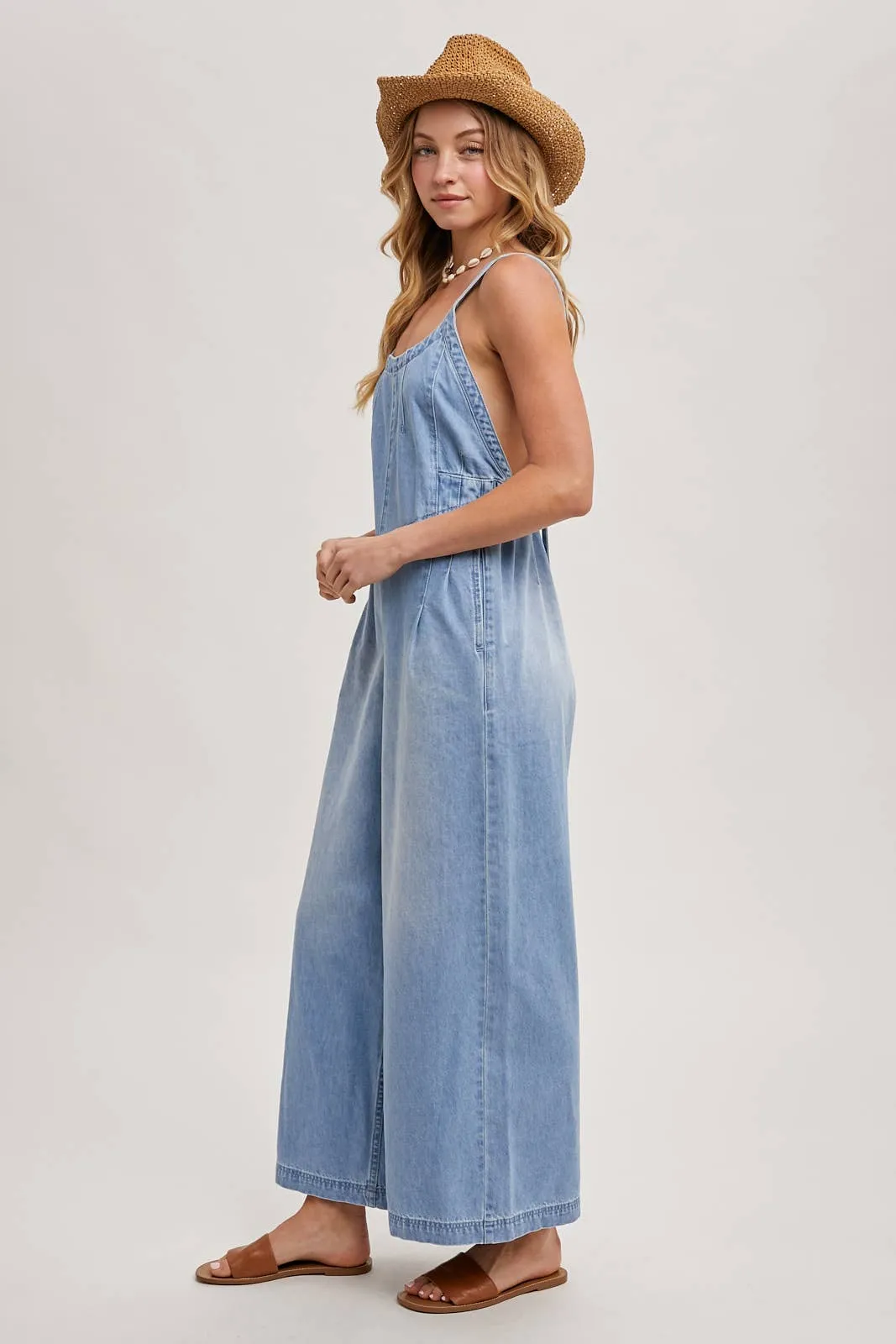 Amalie Denim Overall Jumpsuit