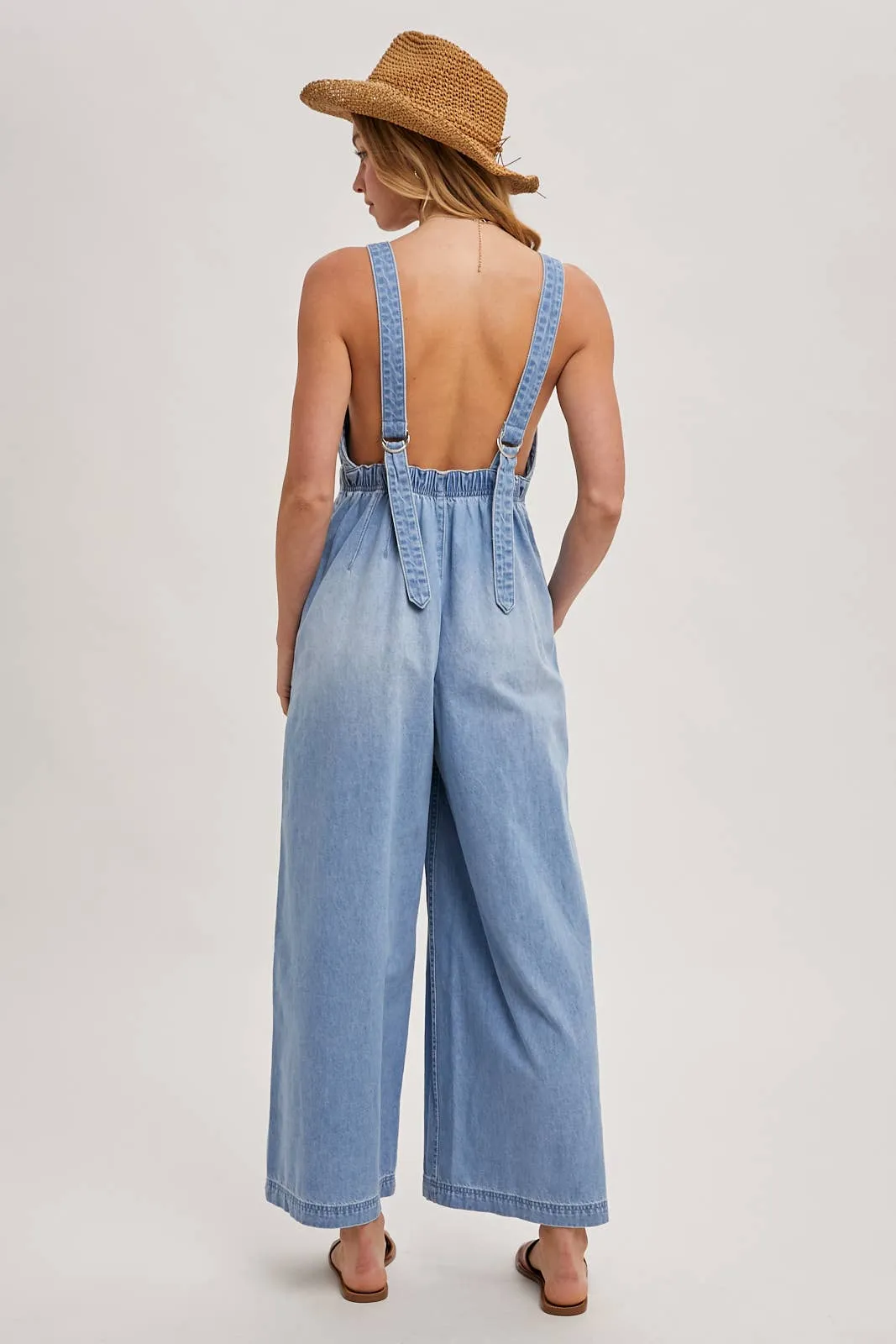 Amalie Denim Overall Jumpsuit