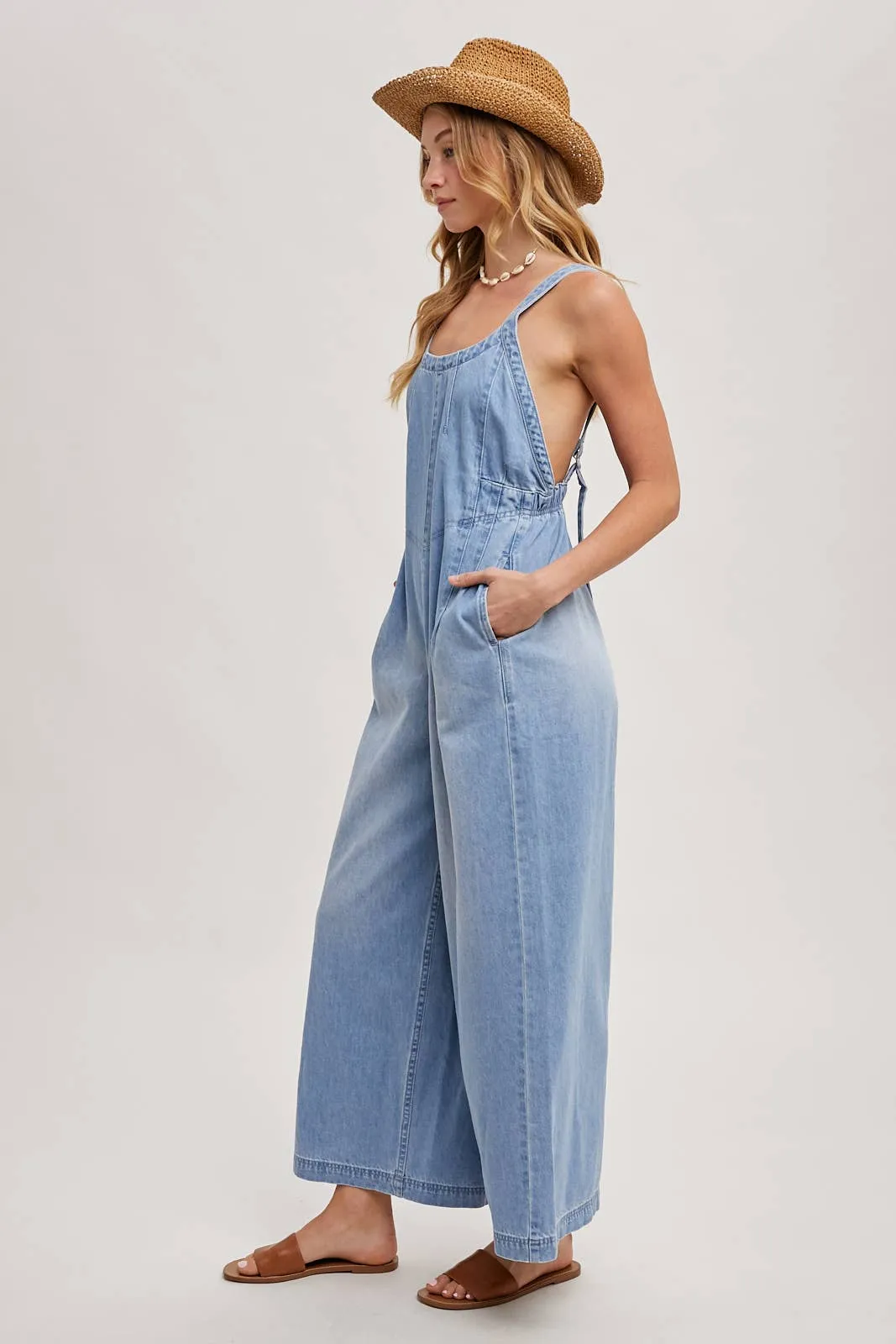 Amalie Denim Overall Jumpsuit