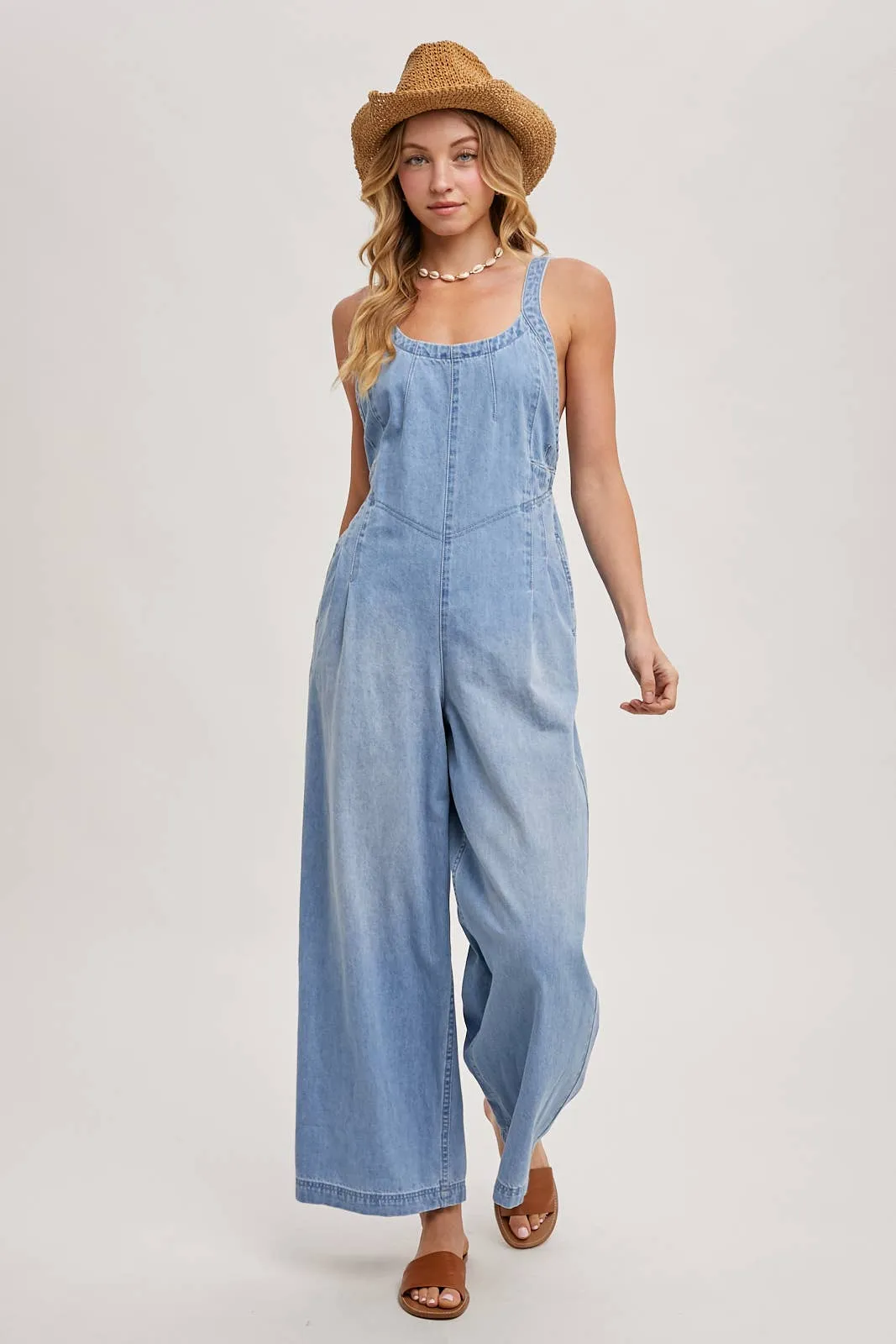 Amalie Denim Overall Jumpsuit