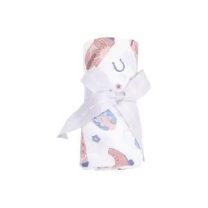Angel Dear || Cowboy Boots Pink Swaddle Blanket