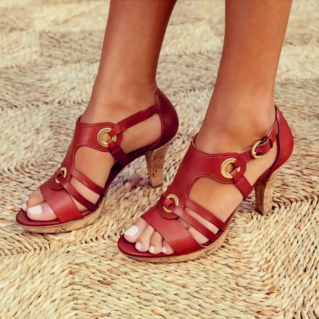 Aria | Elegant Leather Heels