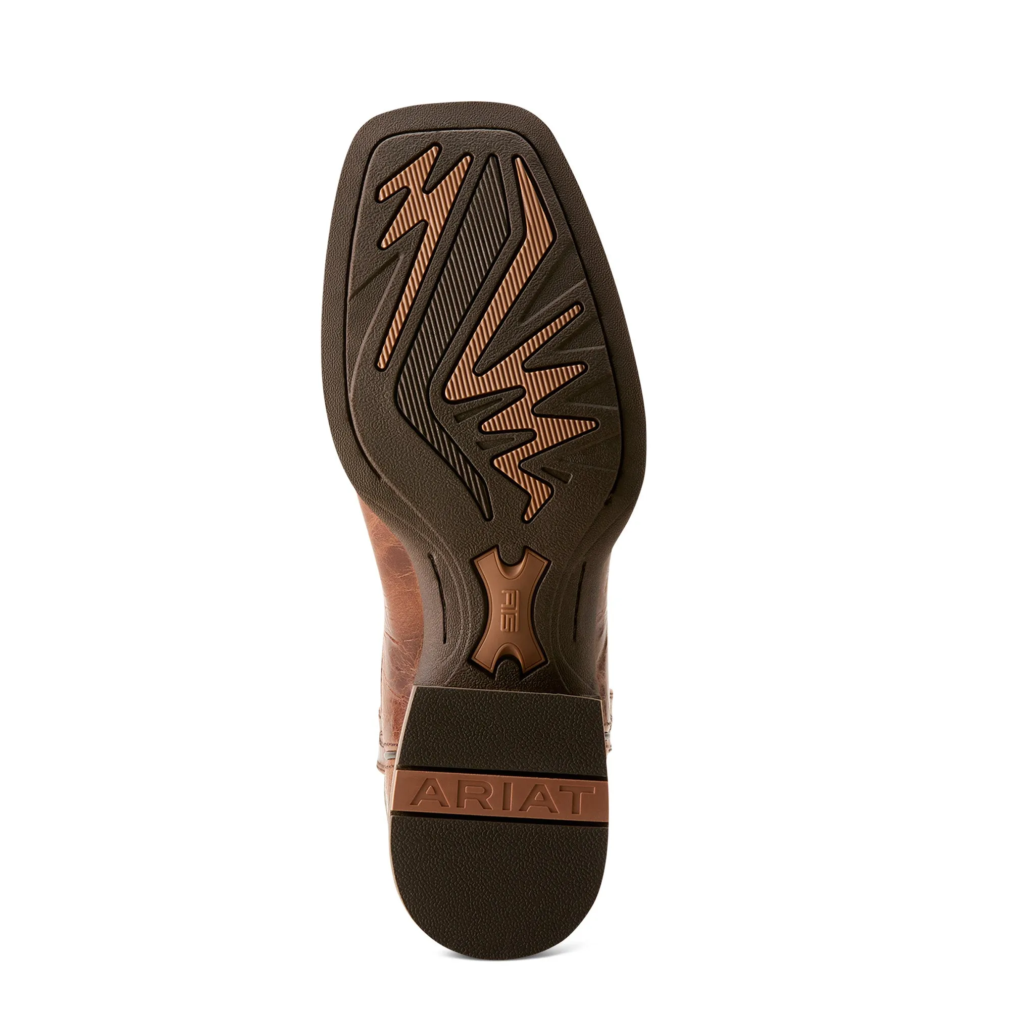 Ariat Mens 10053630 Slingshot Cowboy Boots in Dark Tan/Easy Green