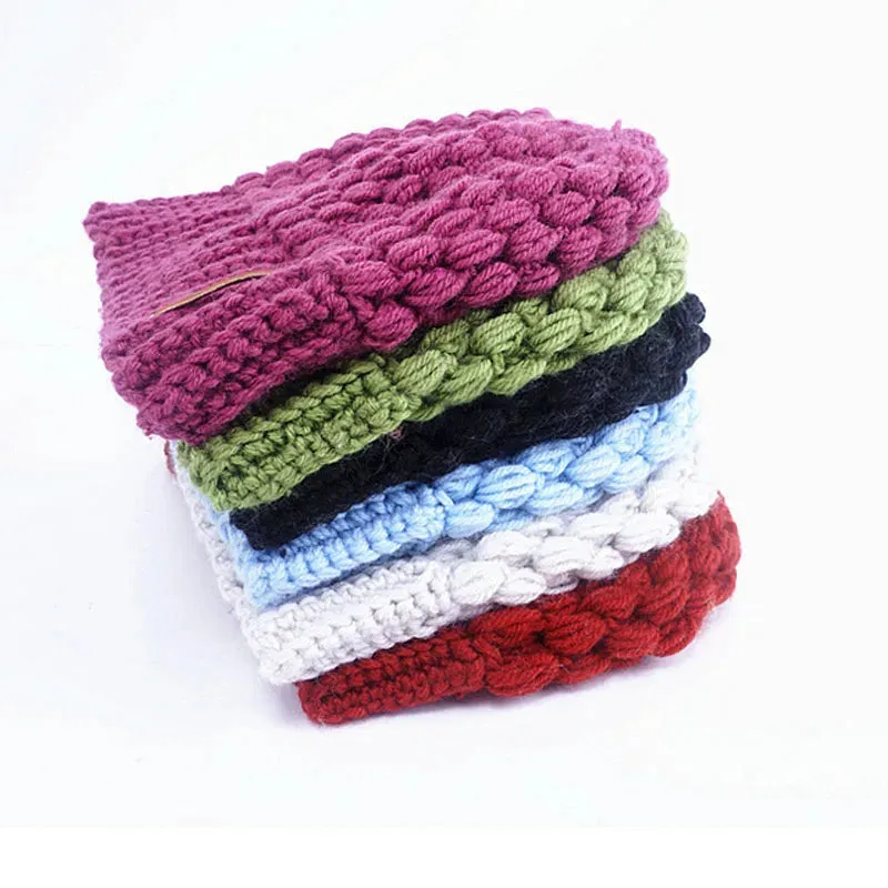 Autumn Winter Warm Messy High Bun Ponytail Beanie - Stretch Knit Colorful Hole Cap for Women and Girls, Hot Fashion Accessory