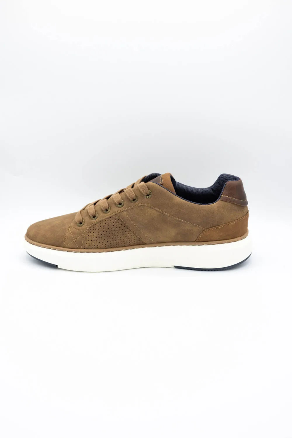 B52 by Bullboxer Lace Up Sneakers for Men in Brown | 041-X2-8690A-BWCM