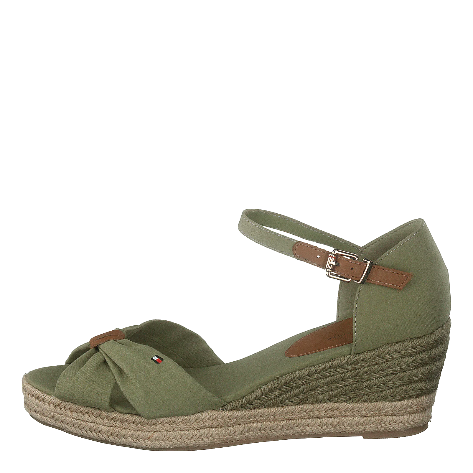 Basic Opened Toe Mid Wedge Faded Oliv L9f