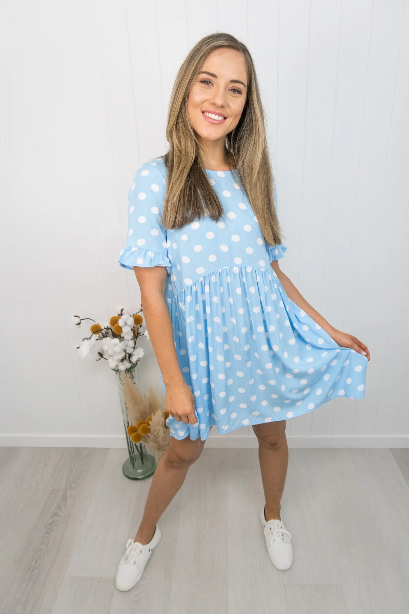 Betty Dress -Blue