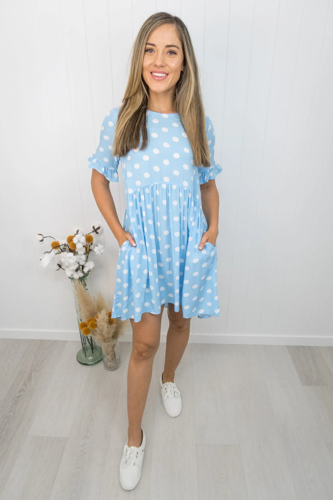 Betty Dress -Blue