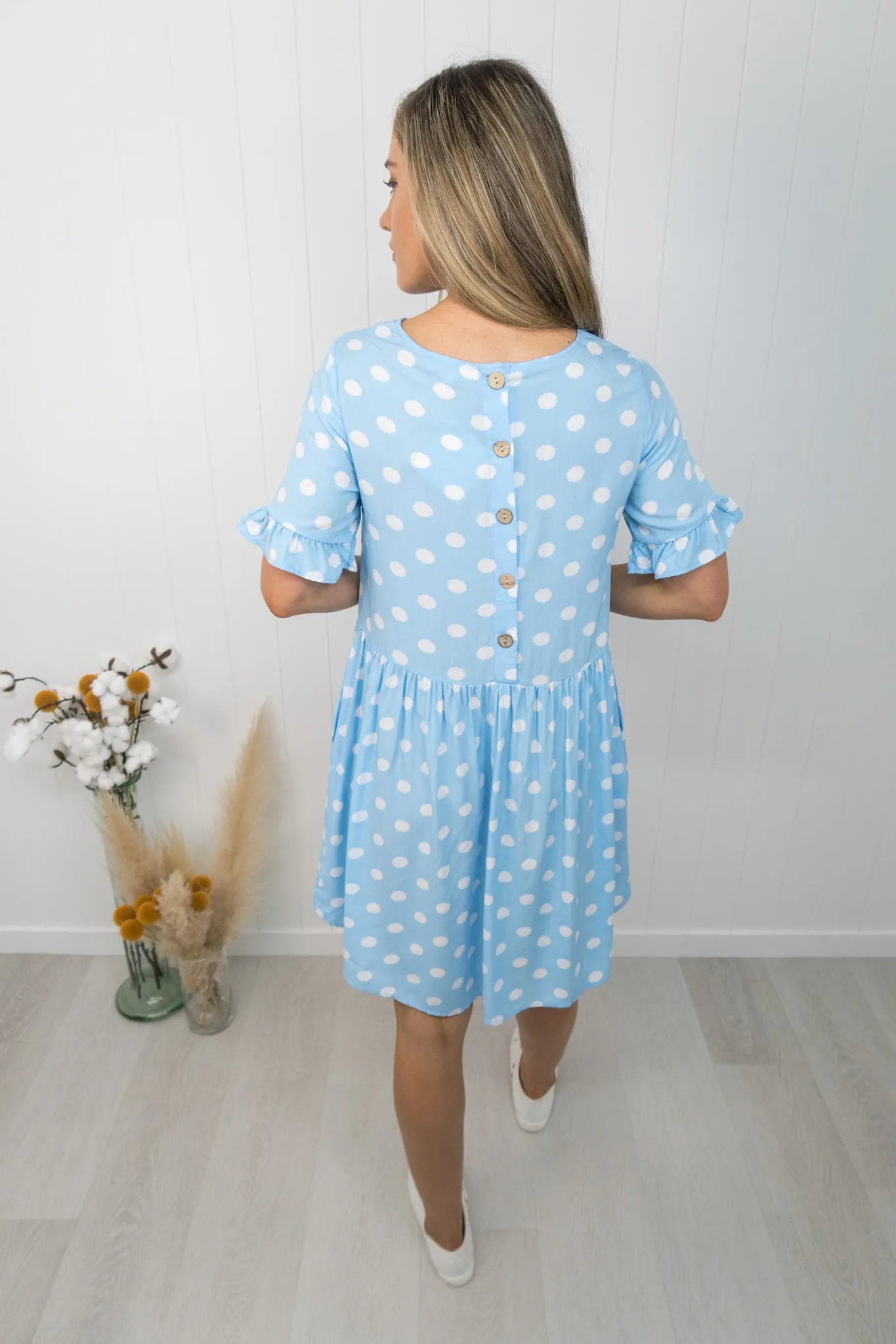 Betty Dress -Blue