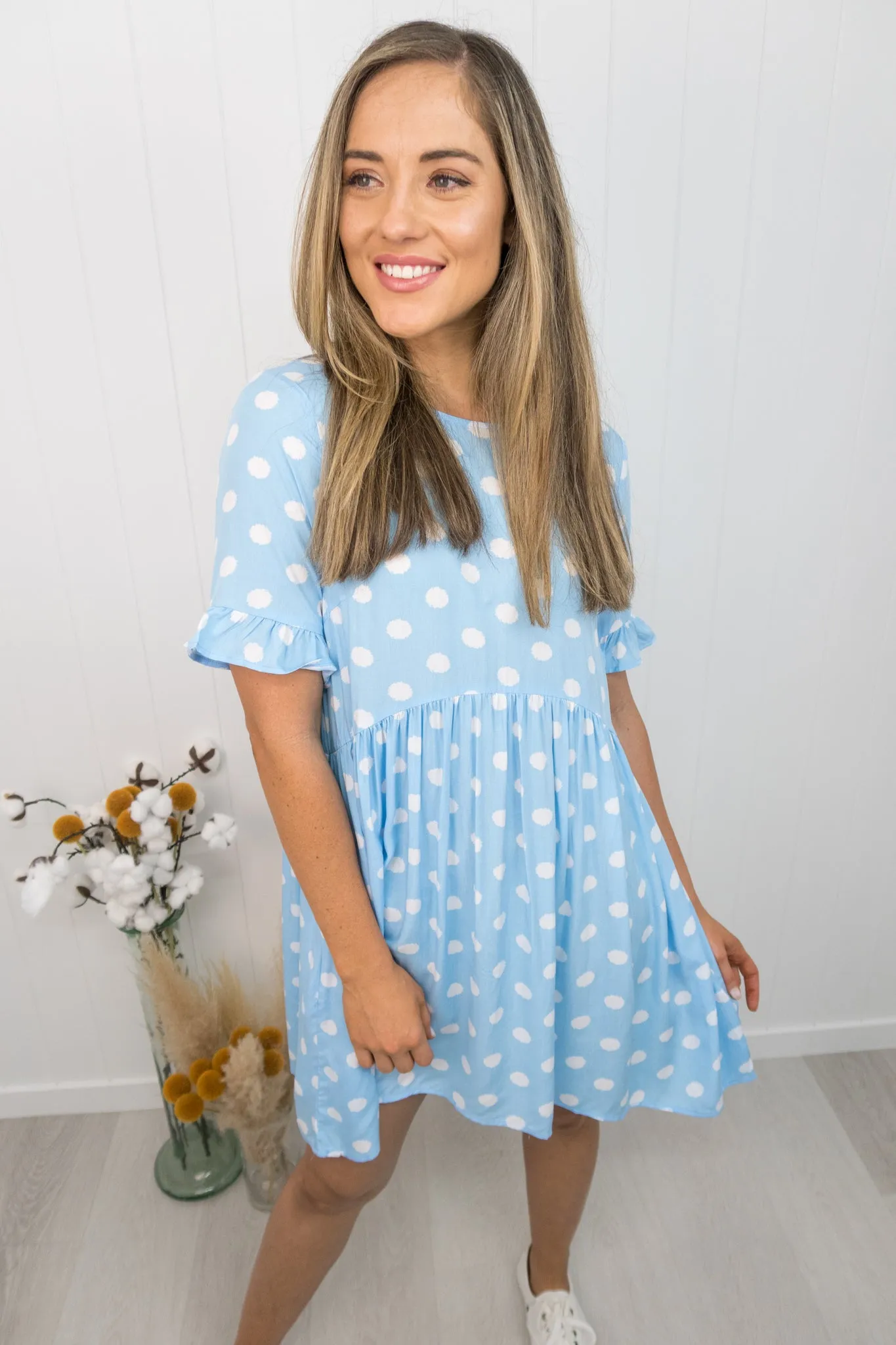Betty Dress -Blue