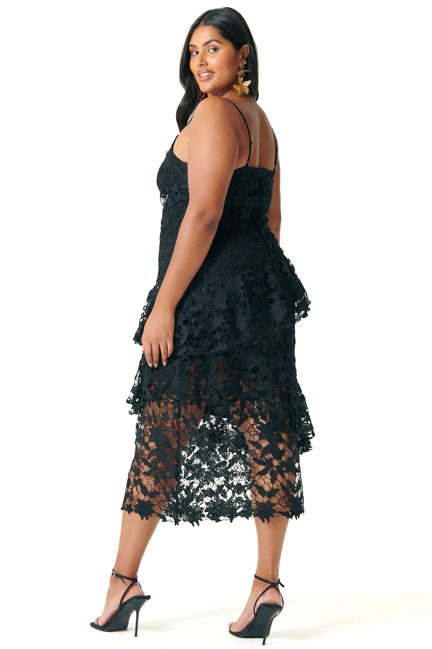 Black Lace Luna Dress
