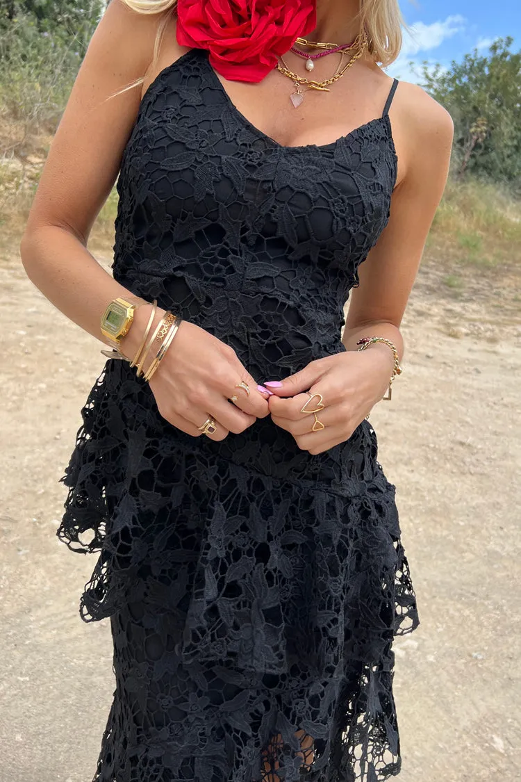 Black Lace Luna Dress