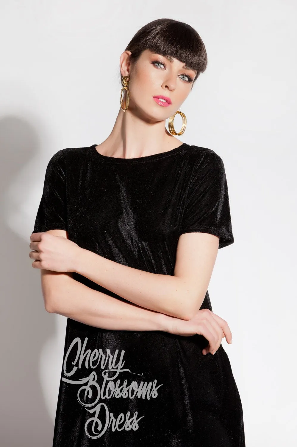 Black Maxi Dress, Velvet Dress, Flare Dress, Long Black Dress, Elegant Dress, Formal Dress, Evening Dress, Plus Size Dress, Cocktail Dress