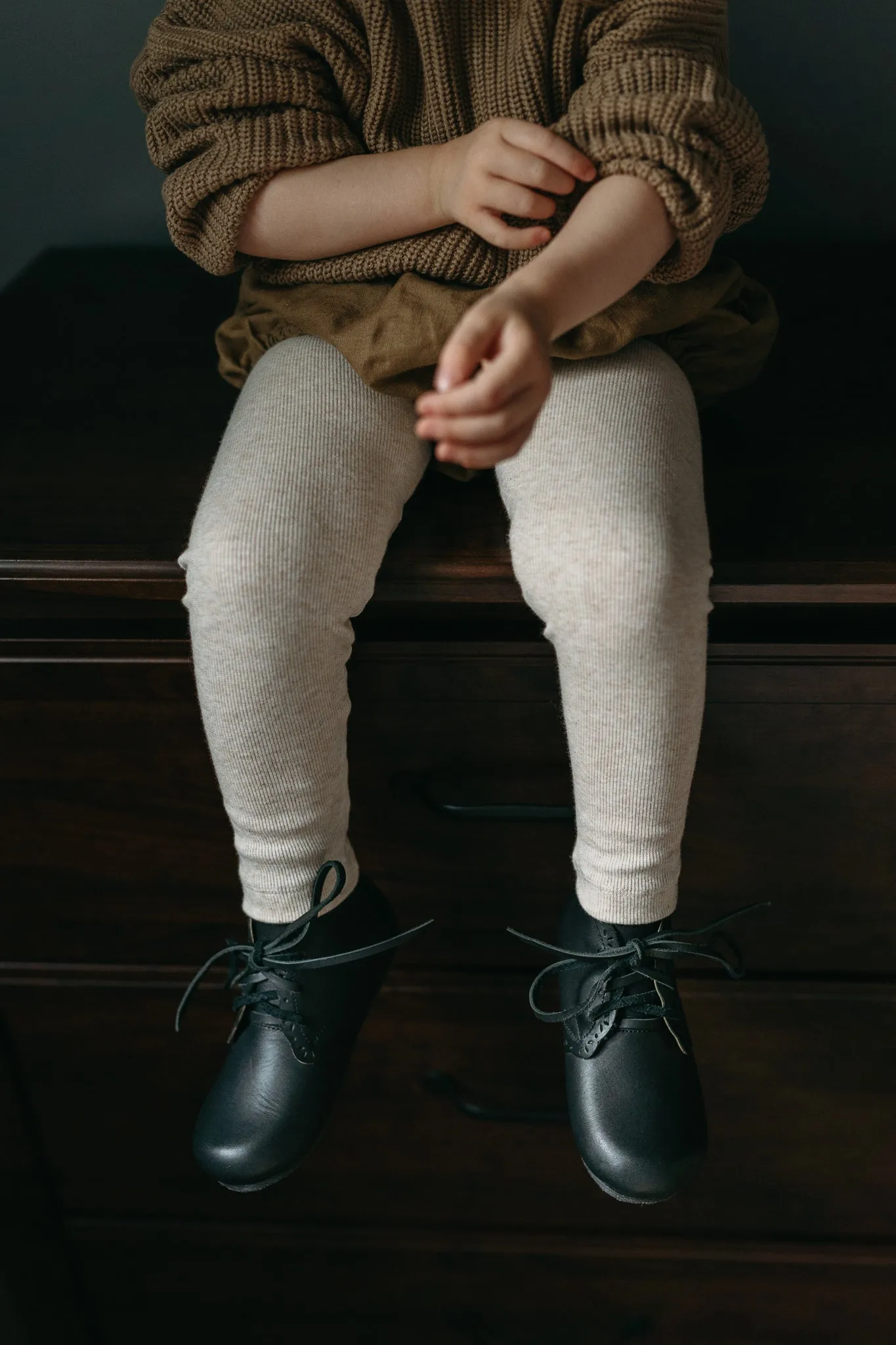 Black Primavera {Children's Leather Boots}