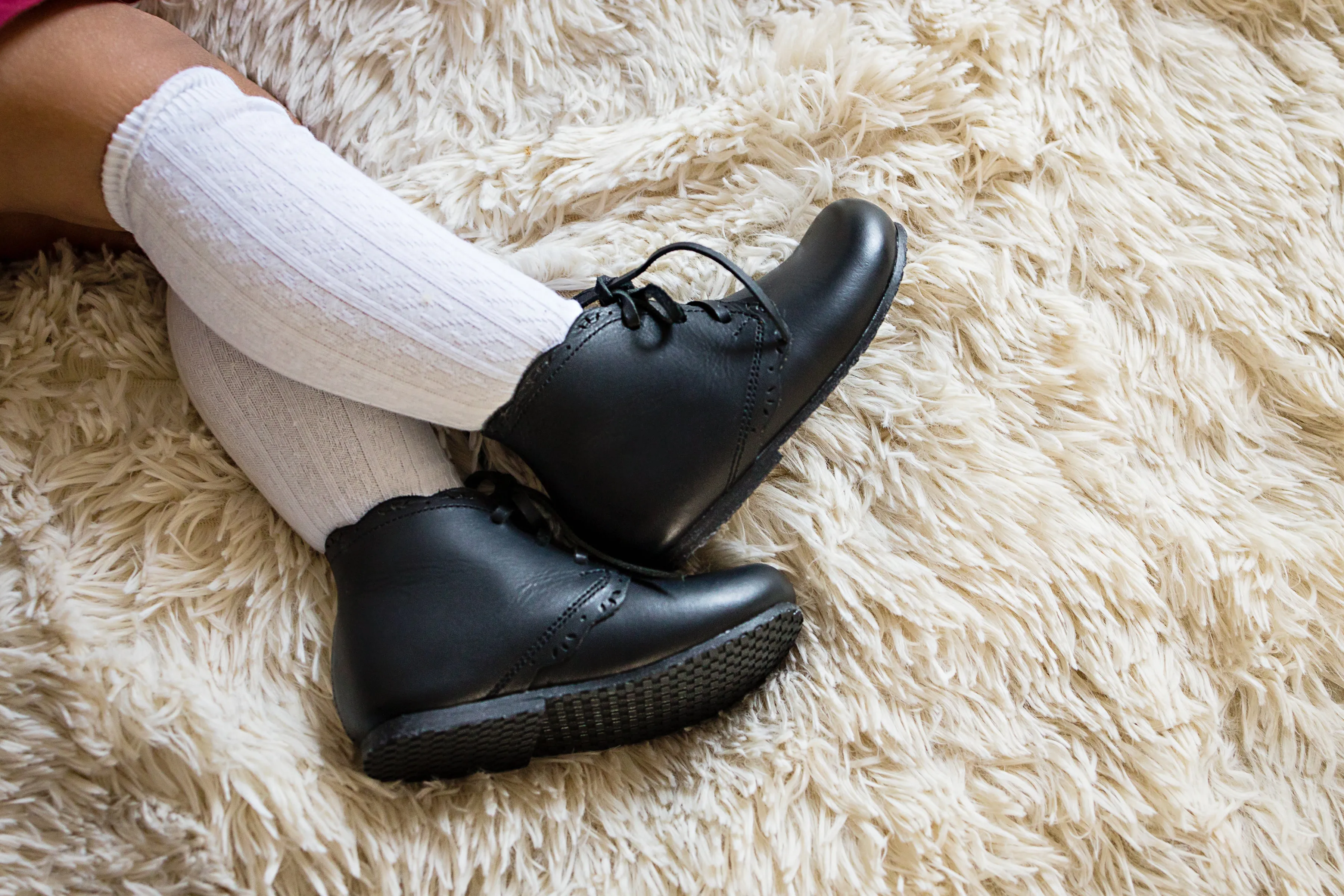 Black Primavera {Children's Leather Boots}