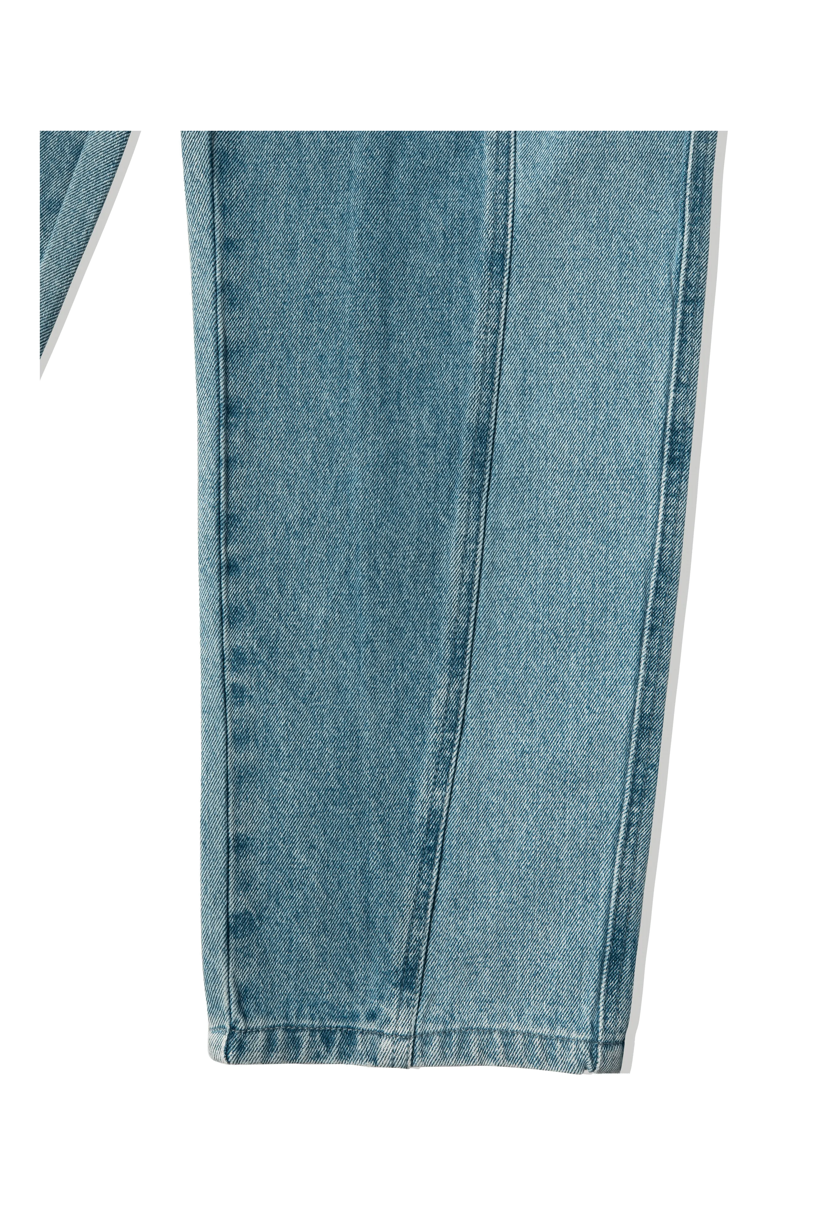 Blocked Relaxed Denim Pants