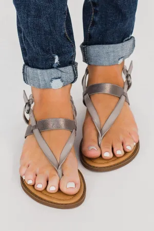 Blowfish Berg Sandals- Smoke & Pewter