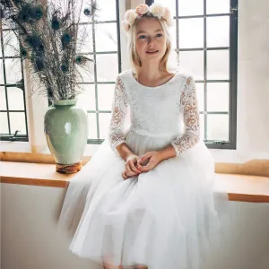 Bohemian Classic Tea Dress - White