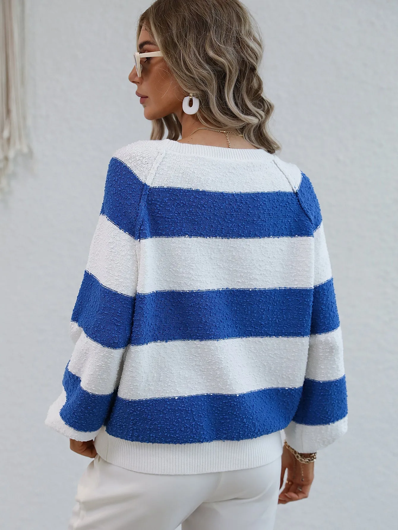 Brandy Knit Sweater - Blue
