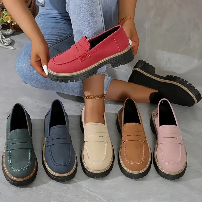Brette | Stoere Platform Loafers