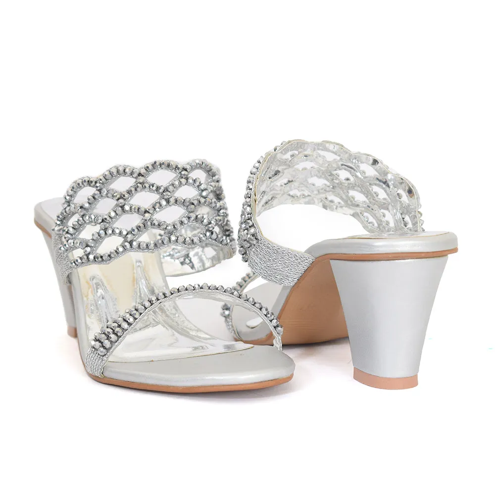 Bridal Slipper Heels