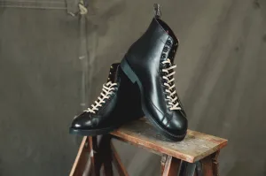 【Brother Bridge】Henry Boxing Boots Horsehide Teacore Black 拳擊手靴猴靴黑色茶芯馬皮