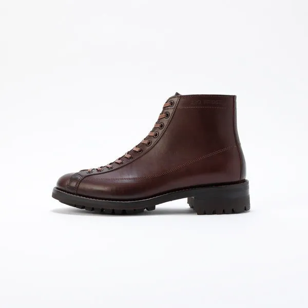 【Brother Bridge】Henry Boxing Boots Loano Burg Bull 拳擊手靴紅棕色義大利牛皮