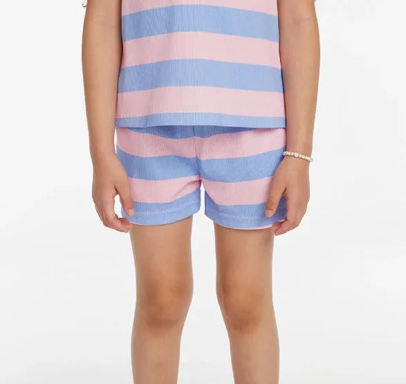 Bubblegum Stripe Rib Short|| Chaser